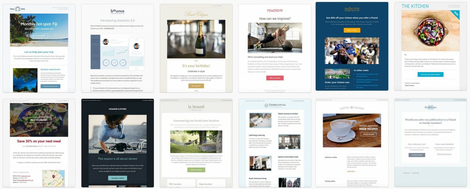 Introducing our new email template library