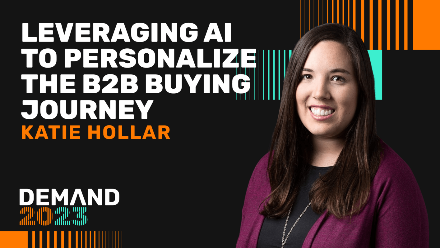 Leveraging AI to personalize the B2B journey
