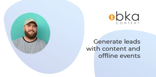 V-cast: Generate leads with content and offline events • VBOUT