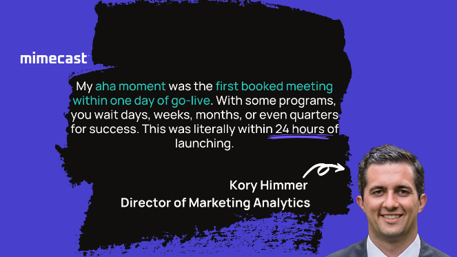 How Mimecast generated $18M in new pipeline with UserGems