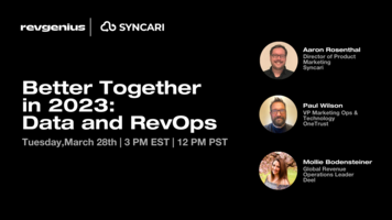 Better Together in 2023: Data and RevOps | Powered by Syncari