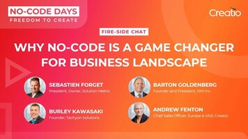 Why no-code is a game changer for the business landscape | No-Code Days Chicago 2022 | Creatio