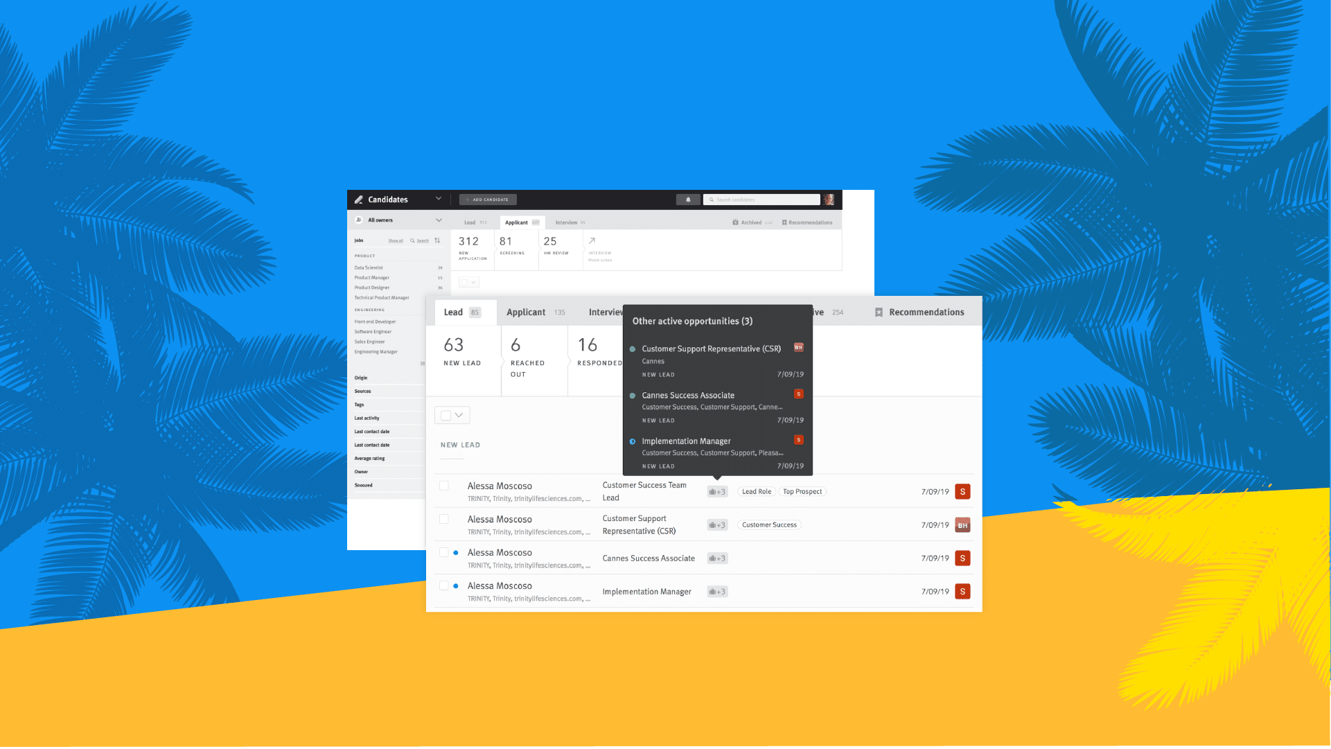 Lever's Summer 2019 Release: New ATS + CRM Features