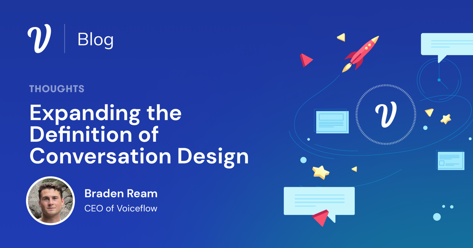 Expanding the Definition of Conversation Design