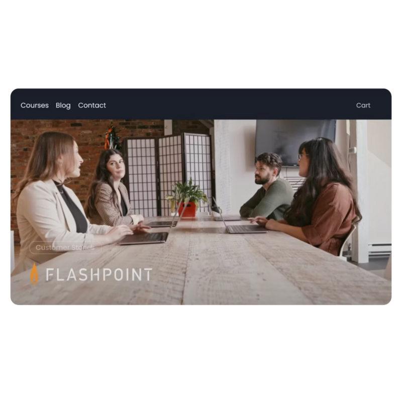 How Flashpoint Educated 3,000+ Users And Enhanced Product Adoption with Thinkific Plus
