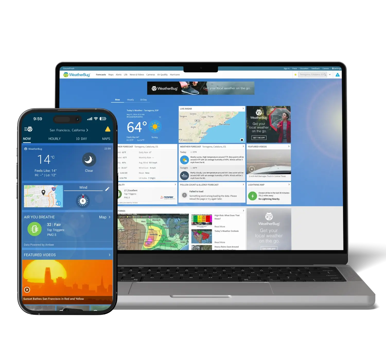 WeatherBug Drives Customer Loyalty with 27% Boost in App Re-engagement Rate Copy
