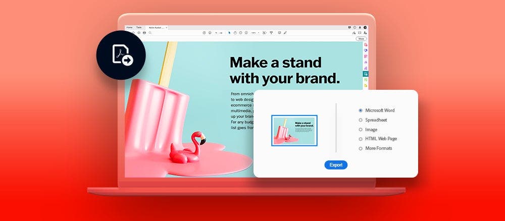 Recycle your PDF content with Acrobat online tools