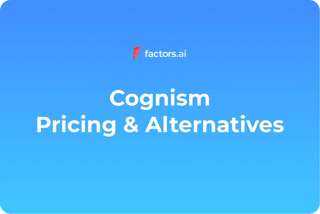 Cognism Pricing, Alternatives & More | 2024