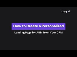 ABM Personalized Landing Page