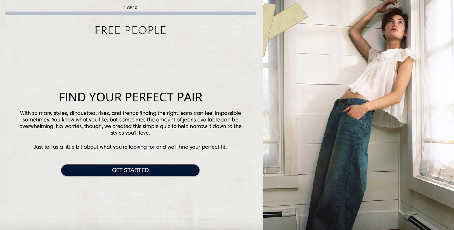 Free People's Inspirational Path to Purchase