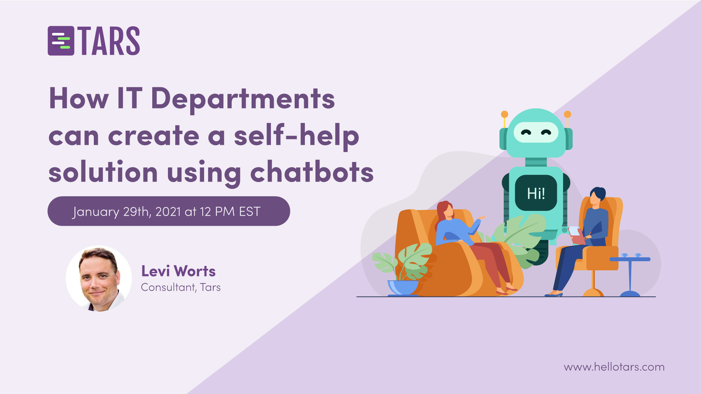 How IT Departments can create a self-help solution using chatbots