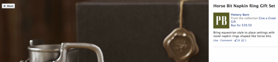 The Facebook Want Button: Do You "Like" This?