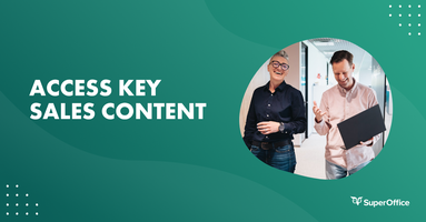 Access Key Sales Content With CRM Software