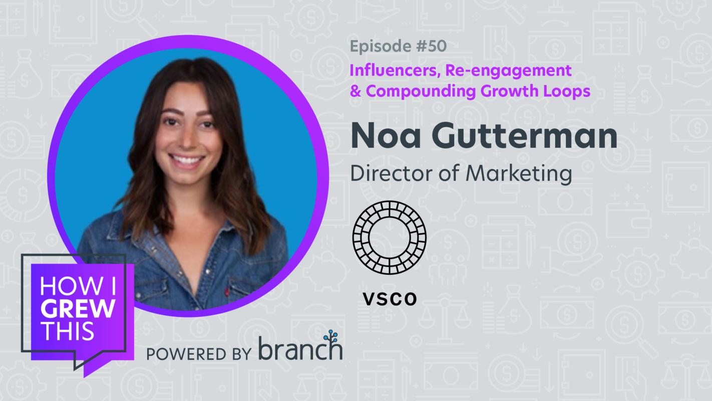 Director of Marketing @ VSCO: Noa Gutterman – Influencers, Re-engagement & Compounding Growth Loops