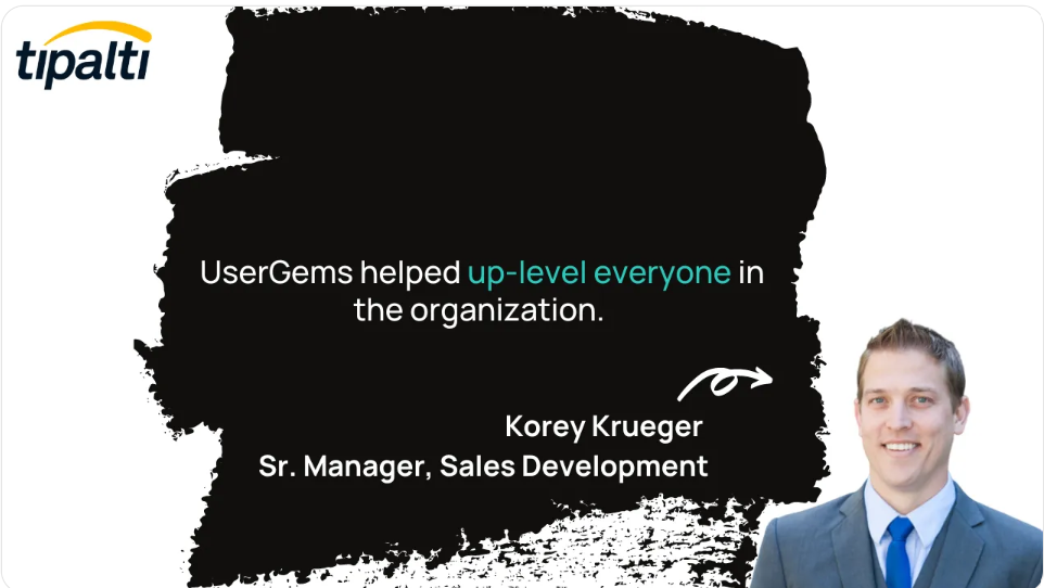 Tipalti starts engaging previous customers and creates $4M in pipeline with UserGems