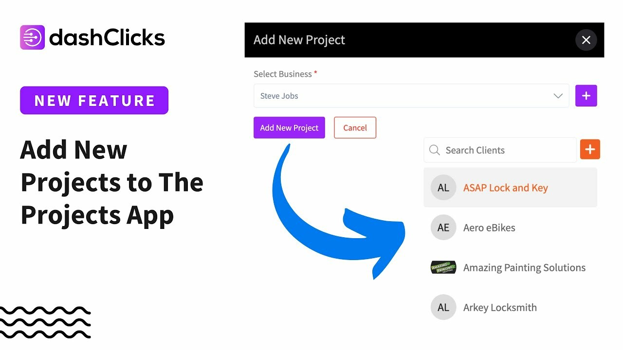 Add New Projects to The Projects App!