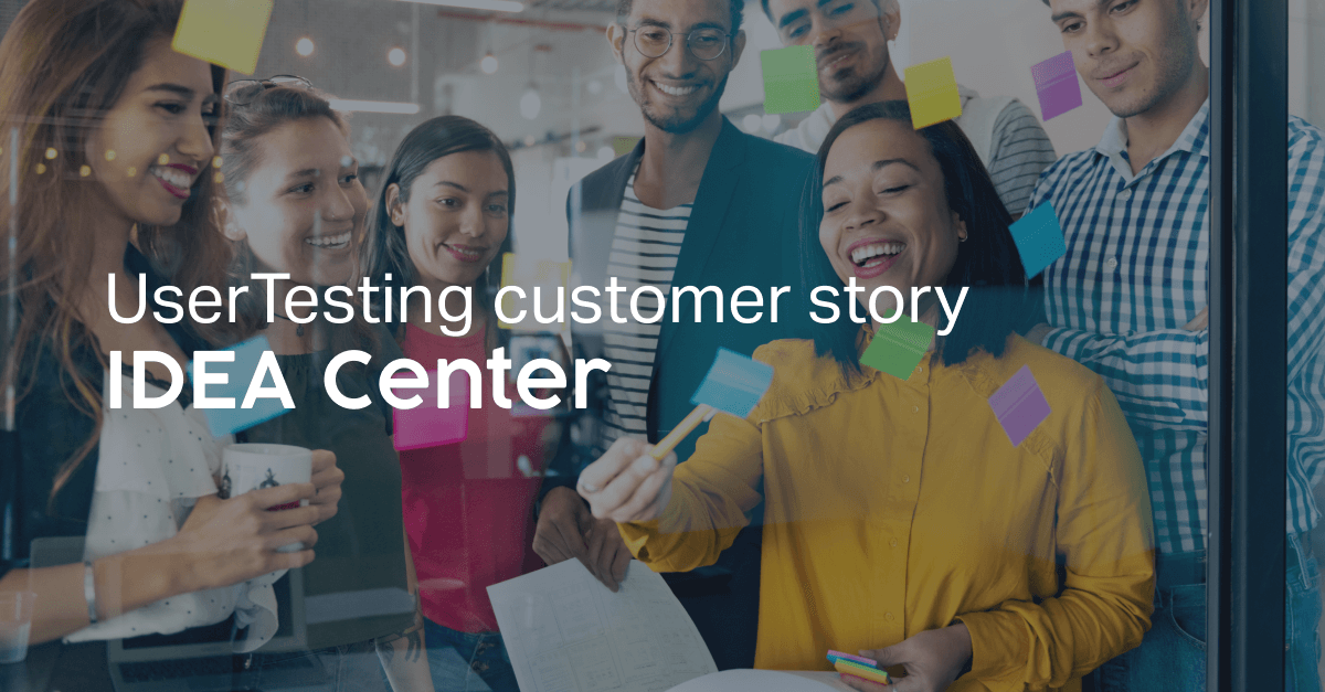 Notre Dame's IDEA Center + UserTesting