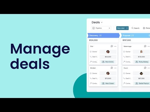 monday CRM deal management | monday.com tutorials