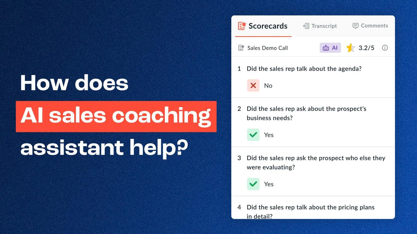How can an AI sales coaching assistant help reps improve quota attainment by 40%?