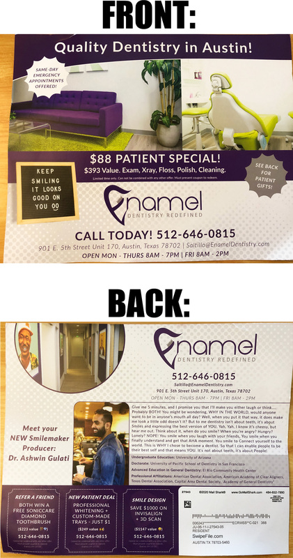 Dental Flyer In Austin - Swipe File