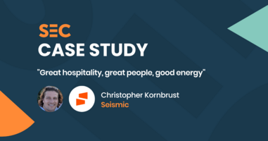 "Great hospitality, great people, good energy" - Christopher Kornbrust, Seismic | SEC