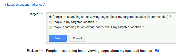 AdWords Geo Targeting Demystified – Advanced Location Options