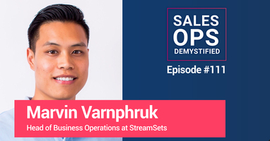 Head of Business Operations: Marvin Varnphruk of StreamSets