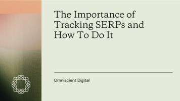 The Importance of Tracking SERPs and How To Do It