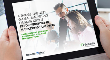 4 Marketing Planning Strategies from the Best Global Organizations - Allocadia Enterprise Run Marketing Platform
