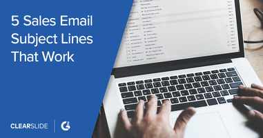 5 Sales Email Subject Lines That Work