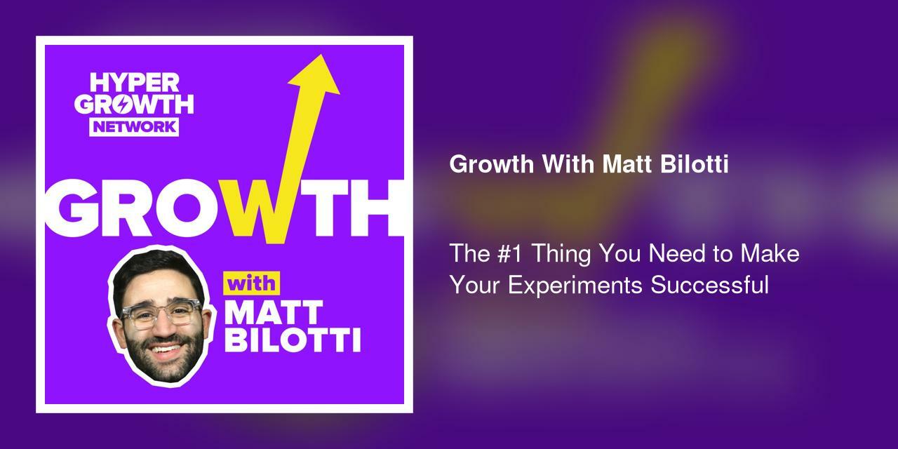 The #1 Thing You Need to Make Your Experiments Successful