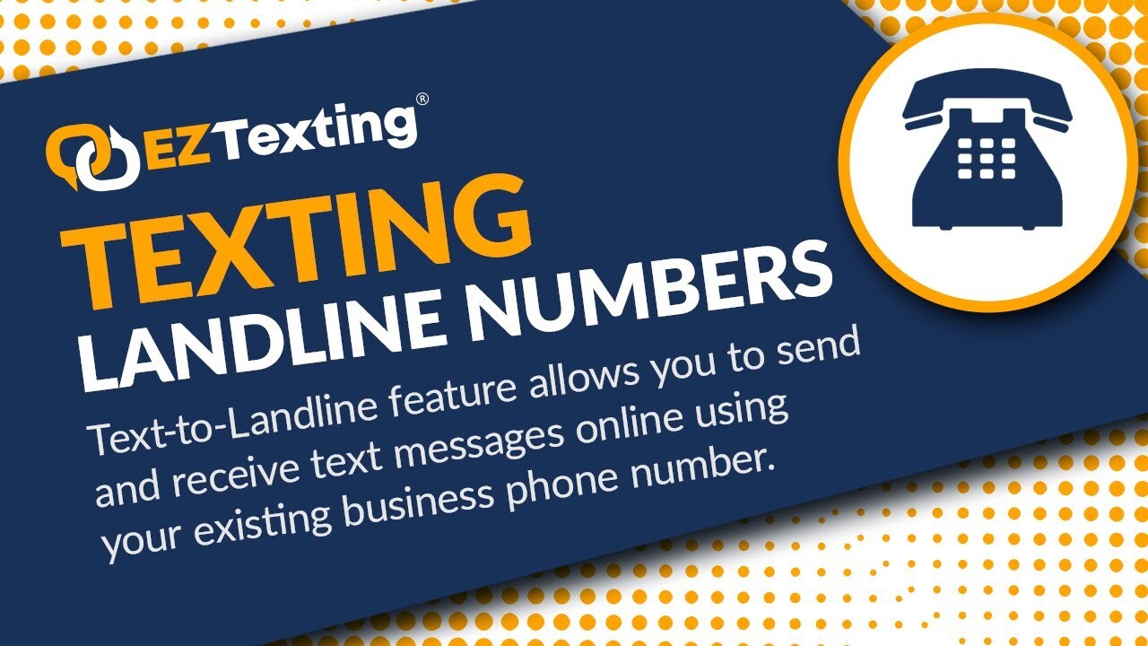 Texting a Landline Number