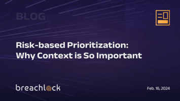 Risk-based Prioritization: Why Context is So Important