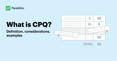 What is Configure Price Quote (CPQ): Process, Considerations, Examples