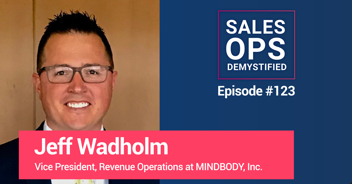 Vice President, Revenue Operations: Jeff Wadholm of MINDBODY, Inc