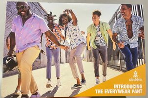 Chubbies "Everywhere Pant" visual ad - Swipe File