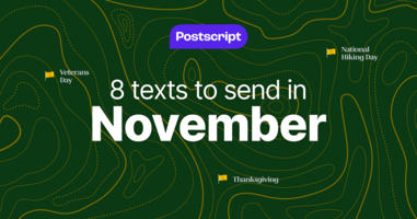 8 Texts to Send in November-Besides BFCM