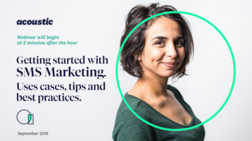 Getting started with SMS Marketing