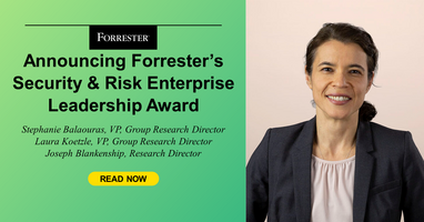 Announcing Forrester's Security & Risk Enterprise Leadership Award