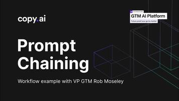Using Prompt Chains in Copy.ai
