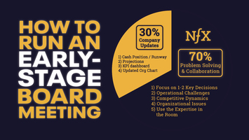 How To Run An Early-Stage Board Meeting