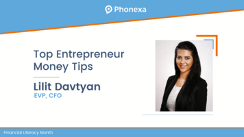 Top Entrepreneur Money Tips for Financial Literacy Month
