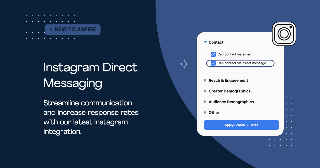 What's New at Aspire: Instagram Direct Messaging