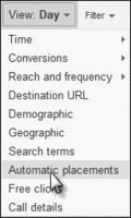 Automatic Placement Report: How to Report on Automatic Placements in the AdWords Dimensions Tab