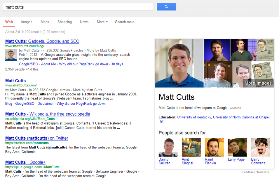 Larry Page Confirms Google Knowledge Graph Conspiracy Theory