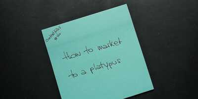 cf #60: how to market to a platypus