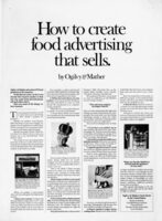 How to create food advertising that sells advertorial - Swipe File