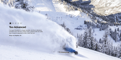 Ski resort turns a negative review into an ad - Swipe File