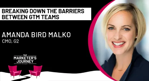 Breaking Down the Barriers Between GTM Teams w/ Amanda Bird Malko, CMO at G2 [Podcast]