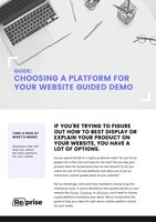 Choosing a Platform for Your Website Guided Demo